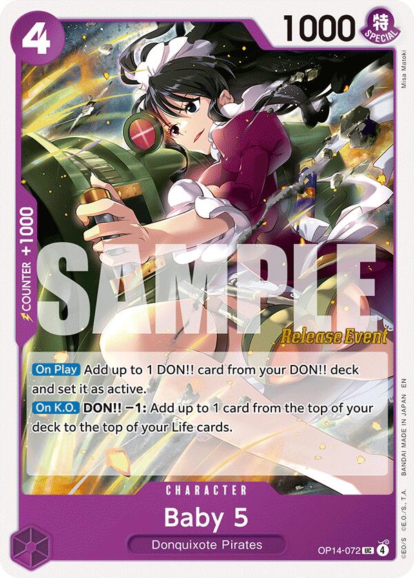 Baby 5 [The Azure Sea's Seven Release Event Cards] | Card Merchant Takapuna