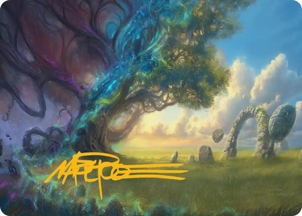 Morningtide's Light Art Card (Gold-Stamped Signature) [Lorwyn Eclipsed Art Series] | Card Merchant Takapuna