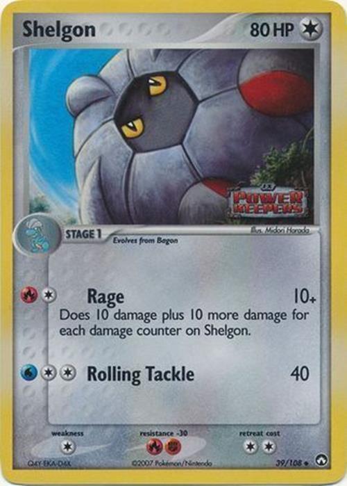 Shelgon (39/108) (Stamped) [EX: Power Keepers] | Card Merchant Takapuna
