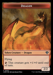 Bird // Dragon (0020) Double-Sided Token [Commander Masters Tokens] | Card Merchant Takapuna