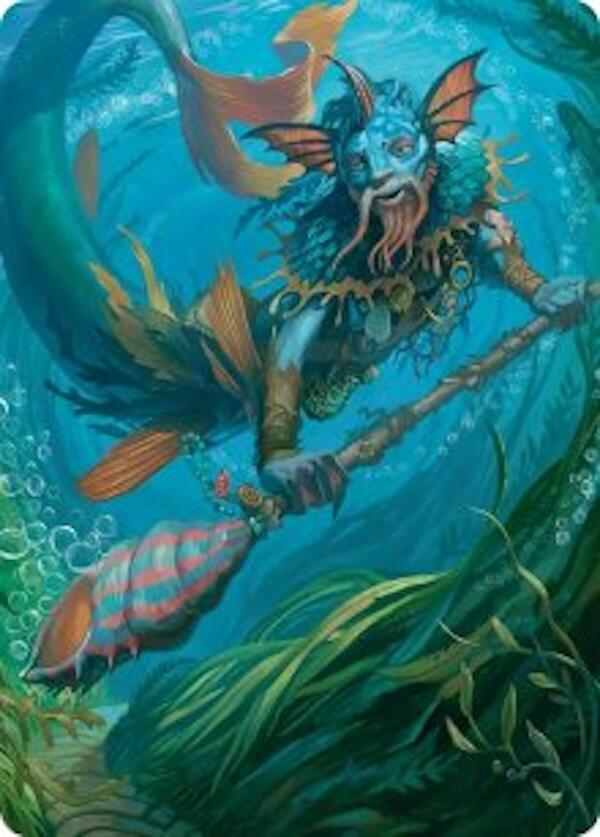 Sygg, Wanderwine Wisdom Art Card [Lorwyn Eclipsed Art Series] | Card Merchant Takapuna