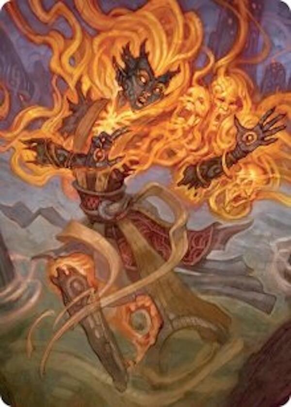 Ashling, Rekindled Art Card (33/54) [Lorwyn Eclipsed Art Series] | Card Merchant Takapuna
