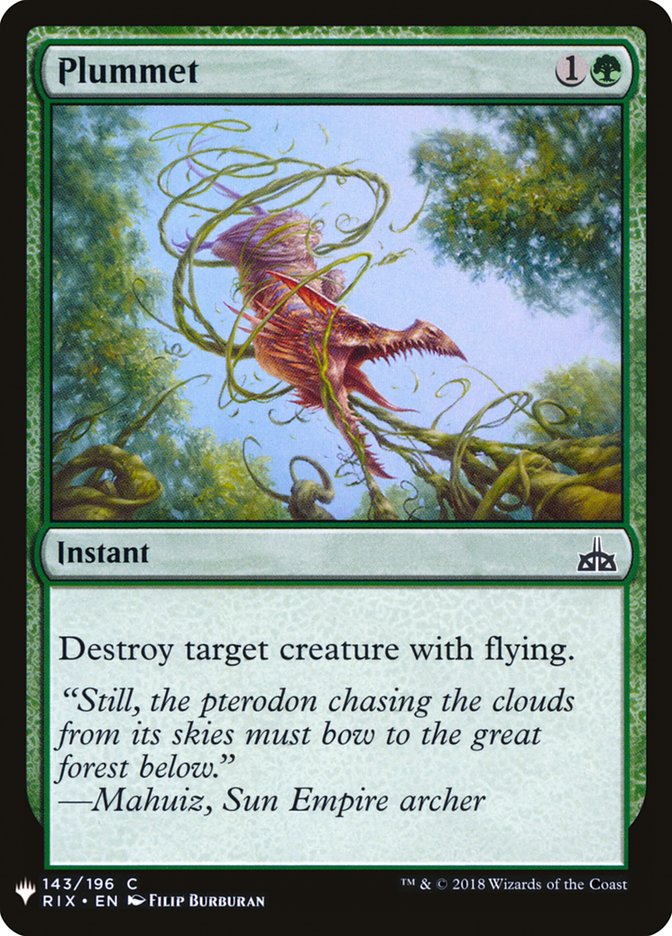 Plummet [Mystery Booster] | Card Merchant Takapuna