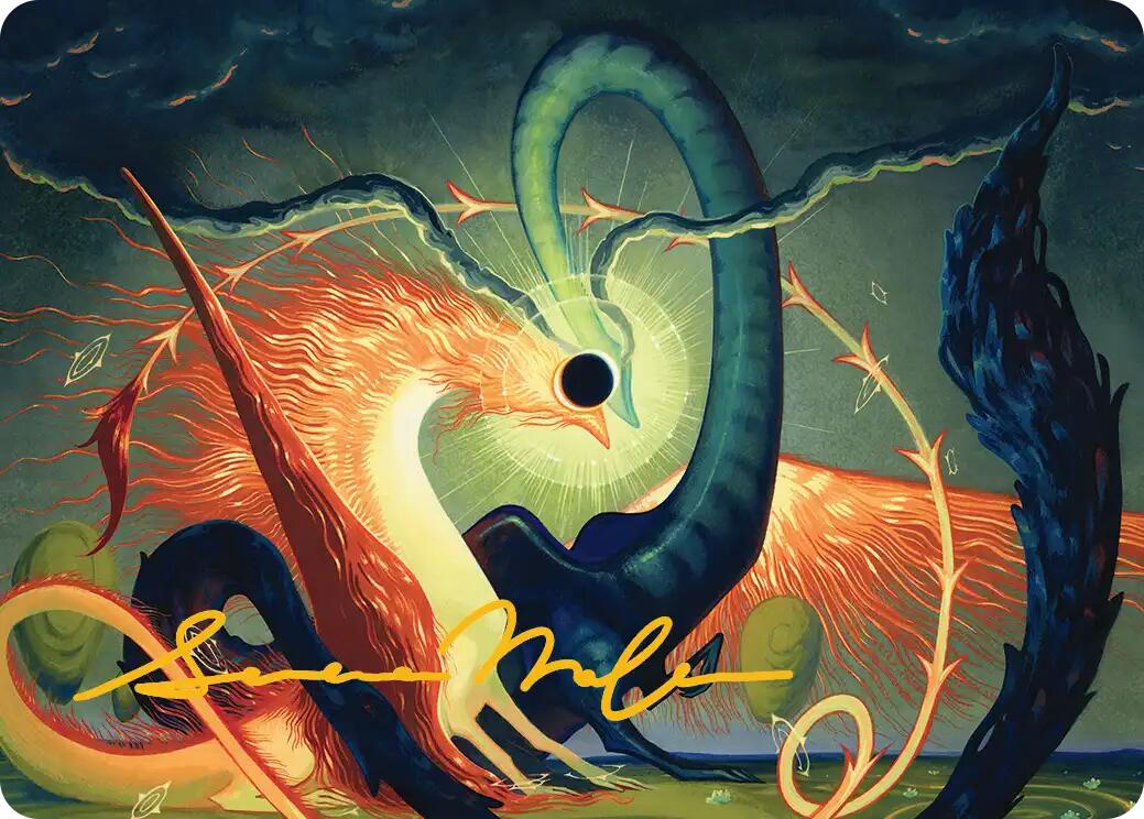 Celestial Reunion Art Card (42/54) (Gold-Stamped Signature) [Lorwyn Eclipsed Art Series] | Card Merchant Takapuna