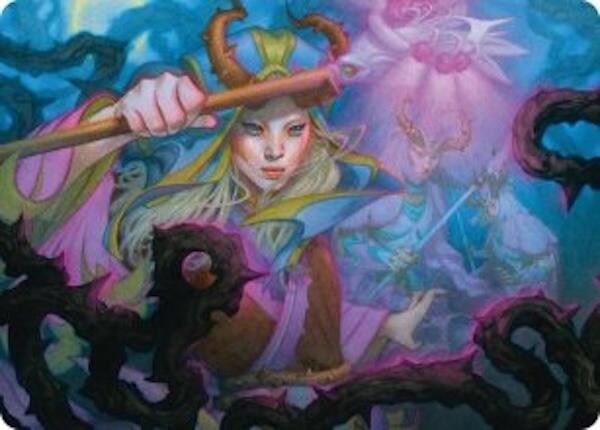 Stoic Grove-Guide Art Card [Lorwyn Eclipsed Art Series] | Card Merchant Takapuna