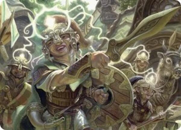 Thoughtweft Lieutenant Art Card [Lorwyn Eclipsed Art Series] | Card Merchant Takapuna
