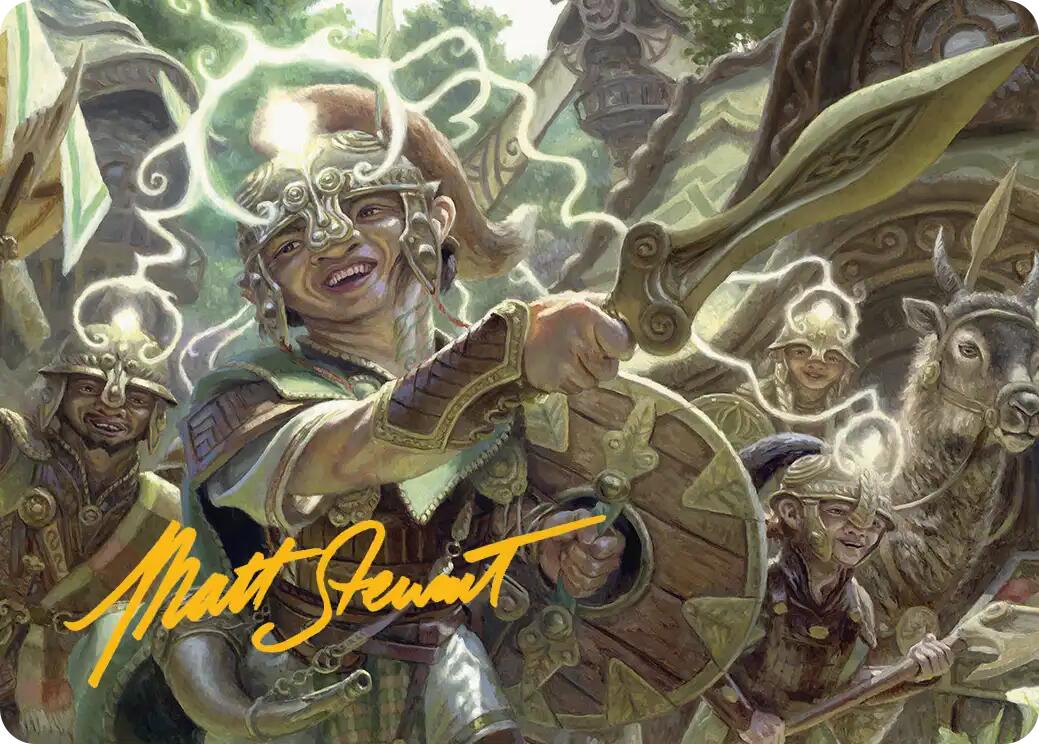 Thoughtweft Lieutenant Art Card (Gold-Stamped Signature) [Lorwyn Eclipsed Art Series] | Card Merchant Takapuna