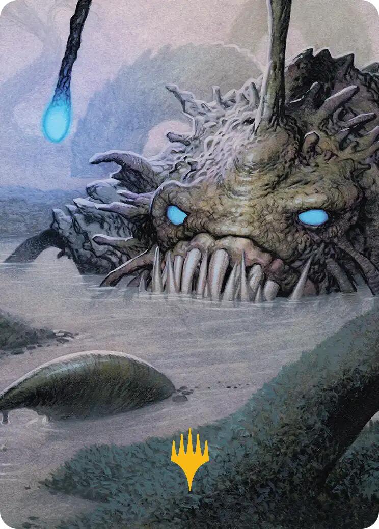 Deceit Art Card (Gold-Stamped Planeswalker Symbol) [Lorwyn Eclipsed Art Series] | Card Merchant Takapuna