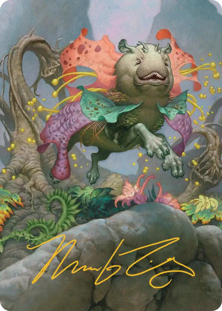 Vibrance Art Card (Gold-Stamped Signature) [Lorwyn Eclipsed Art Series] | Card Merchant Takapuna