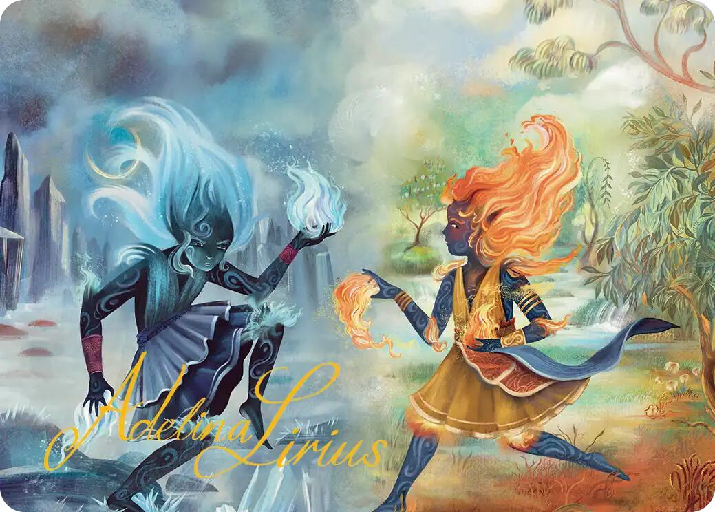Ashling's Command Art Card (Gold-Stamped Signature) [Lorwyn Eclipsed Art Series] | Card Merchant Takapuna
