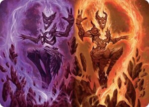 Fire Covenant Art Card [Lorwyn Eclipsed Art Series] | Card Merchant Takapuna