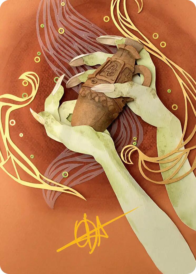 Thousand-Year Elixir Art Card (Gold-Stamped Signature) [Lorwyn Eclipsed Art Series] | Card Merchant Takapuna