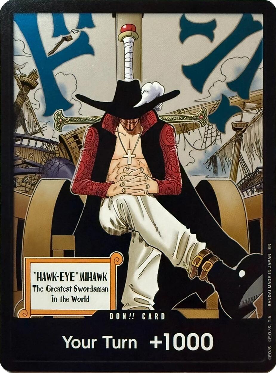DON!! Card (Dracule Mihawk) [The Azure Sea's Seven] | Card Merchant Takapuna
