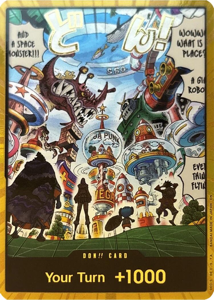 DON!! Card (Egghead) (Gold) [The Azure Sea's Seven] | Card Merchant Takapuna