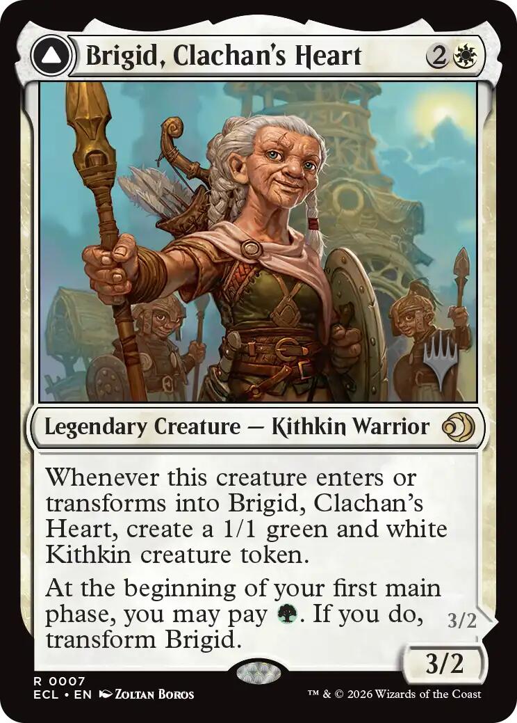 Brigid, Clachan's Heart [Lorwyn Eclipsed Promos] | Card Merchant Takapuna