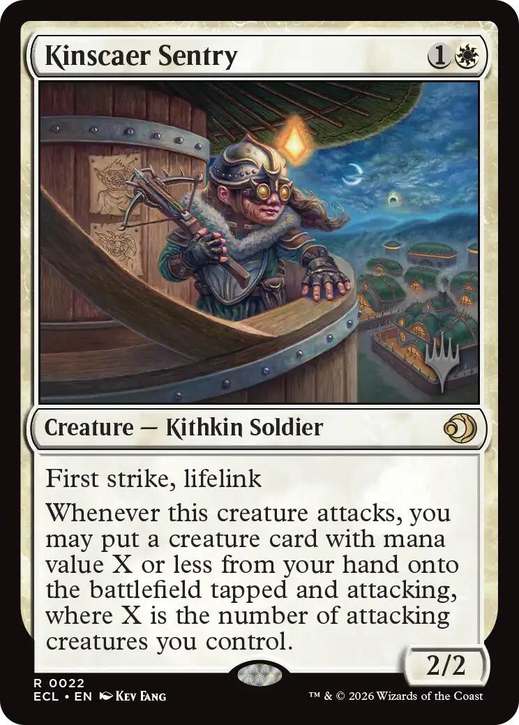Kinscaer Sentry [Lorwyn Eclipsed Promos] | Card Merchant Takapuna