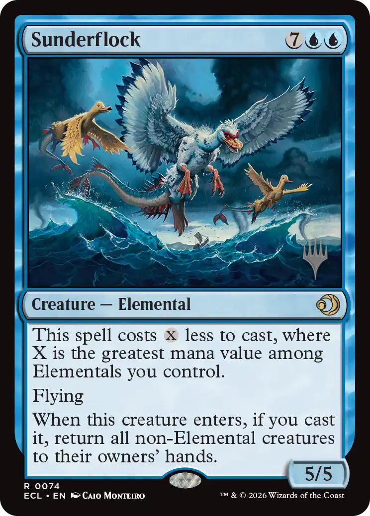 Sunderflock [Lorwyn Eclipsed Promos] | Card Merchant Takapuna