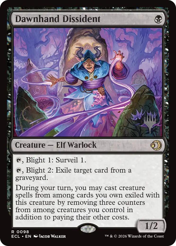 Dawnhand Dissident [Lorwyn Eclipsed Promos] | Card Merchant Takapuna