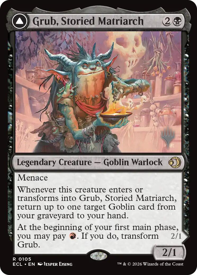 Grub, Storied Matriarch [Lorwyn Eclipsed Promos] | Card Merchant Takapuna