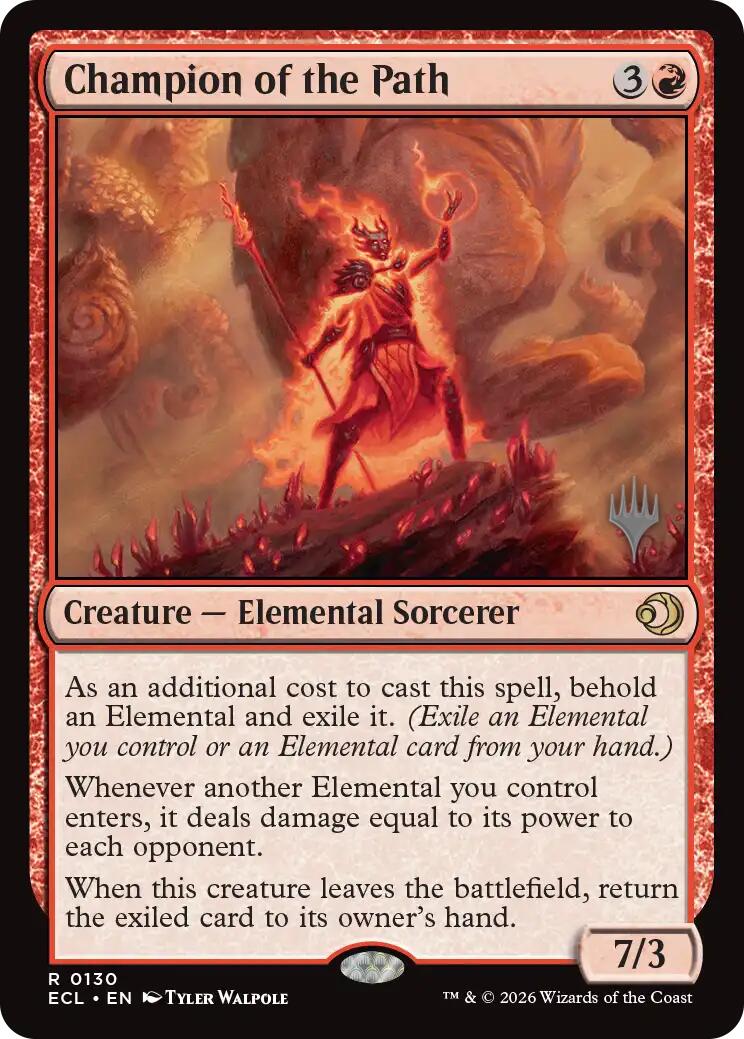 Champion of the Path [Lorwyn Eclipsed Promos] | Card Merchant Takapuna