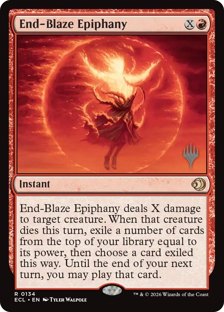 End-Blaze Epiphany [Lorwyn Eclipsed Promos] | Card Merchant Takapuna