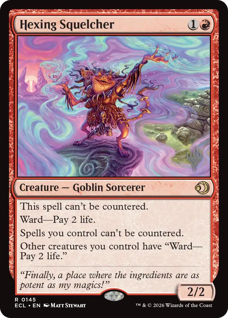 Hexing Squelcher [Lorwyn Eclipsed Promos] | Card Merchant Takapuna
