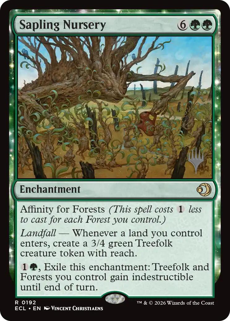 Sapling Nursery [Lorwyn Eclipsed Promos] | Card Merchant Takapuna