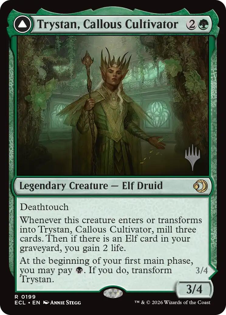 Trystan, Callous Cultivator [Lorwyn Eclipsed Promos] | Card Merchant Takapuna