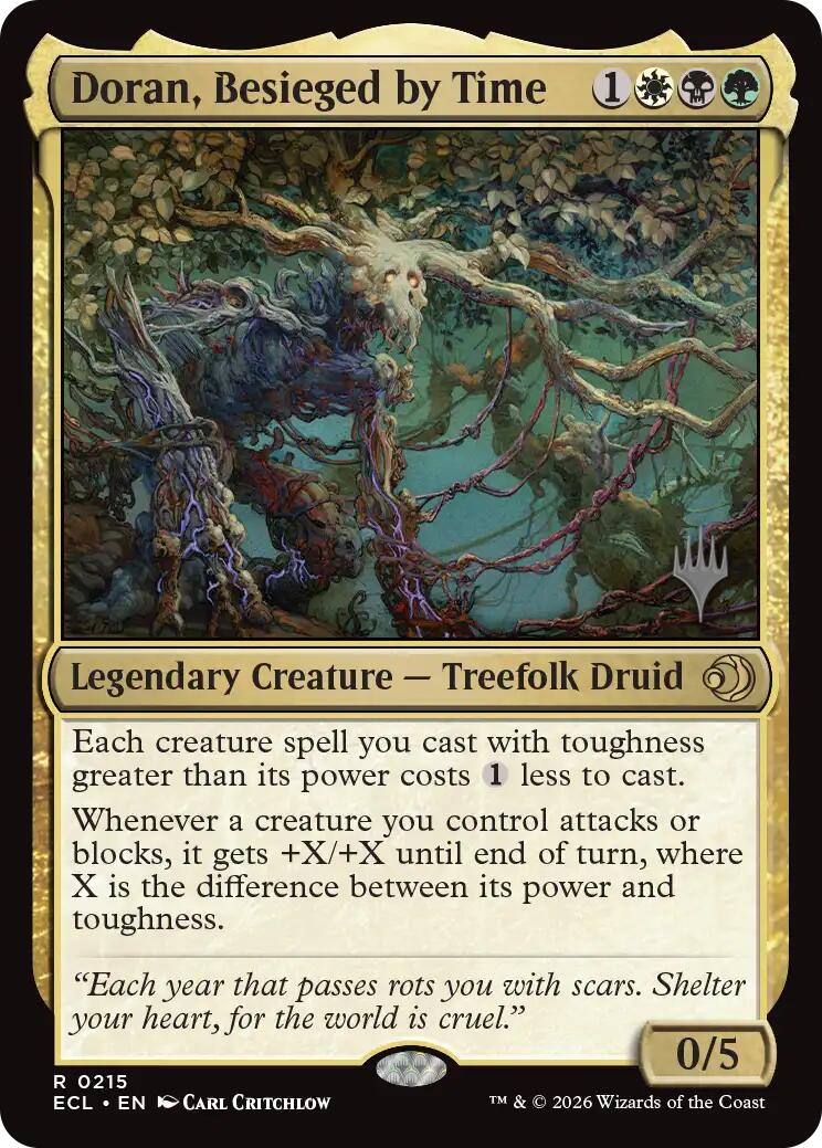 Doran, Besieged by Time [Lorwyn Eclipsed Promos] | Card Merchant Takapuna