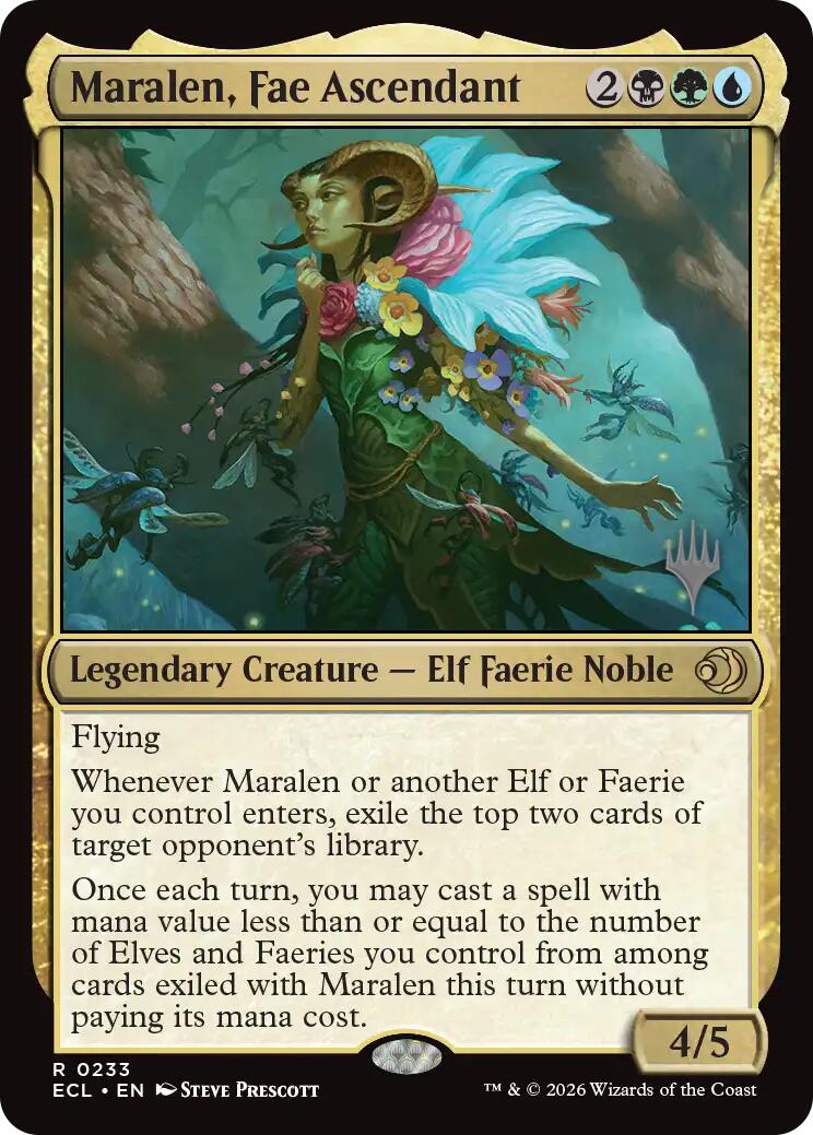 Maralen, Fae Ascendant [Lorwyn Eclipsed Promos] | Card Merchant Takapuna