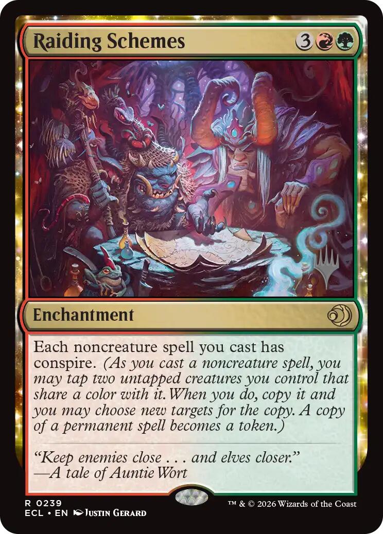 Raiding Schemes [Lorwyn Eclipsed Promos] | Card Merchant Takapuna