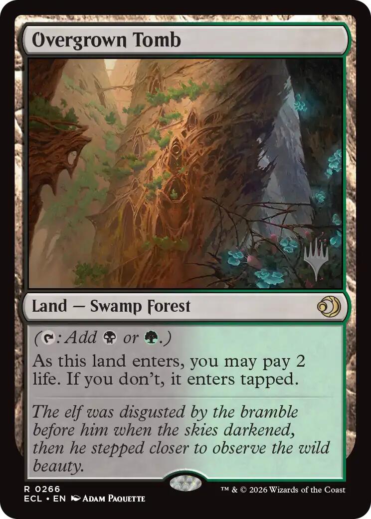 Overgrown Tomb [Lorwyn Eclipsed Promos] | Card Merchant Takapuna