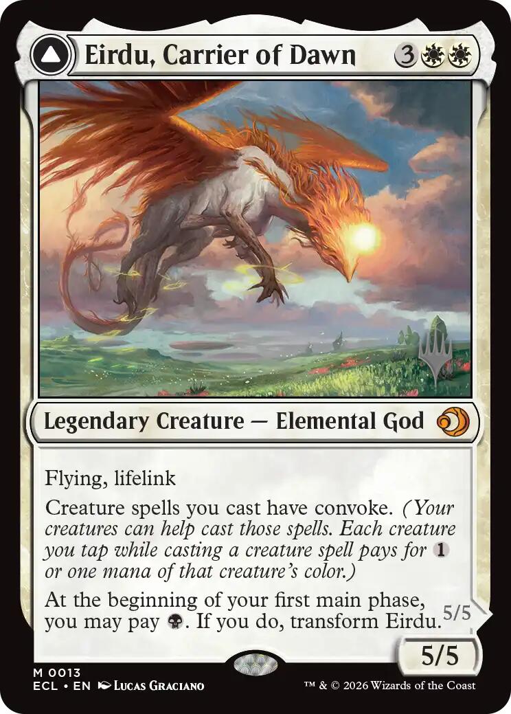 Eirdu, Carrier of Dawn [Lorwyn Eclipsed Promos] | Card Merchant Takapuna
