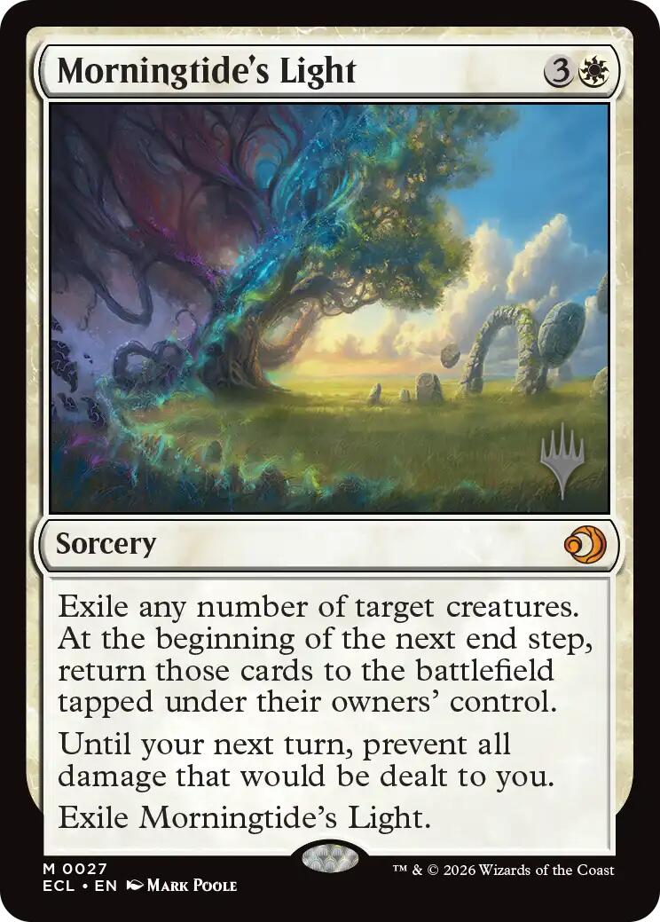 Morningtide's Light [Lorwyn Eclipsed Promos] | Card Merchant Takapuna
