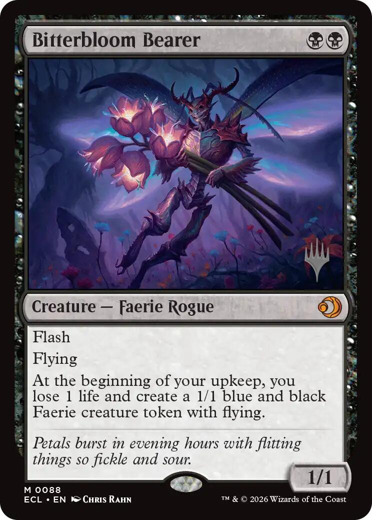 Bitterbloom Bearer [Lorwyn Eclipsed Promos] | Card Merchant Takapuna