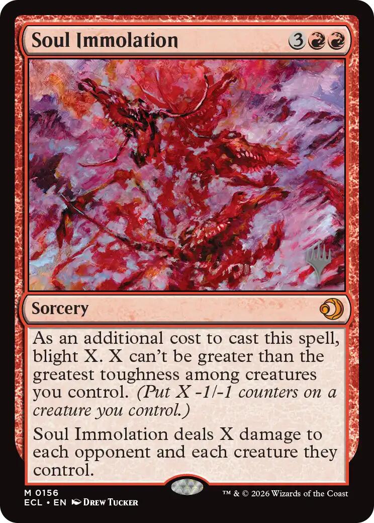 Soul Immolation [Lorwyn Eclipsed Promos] | Card Merchant Takapuna