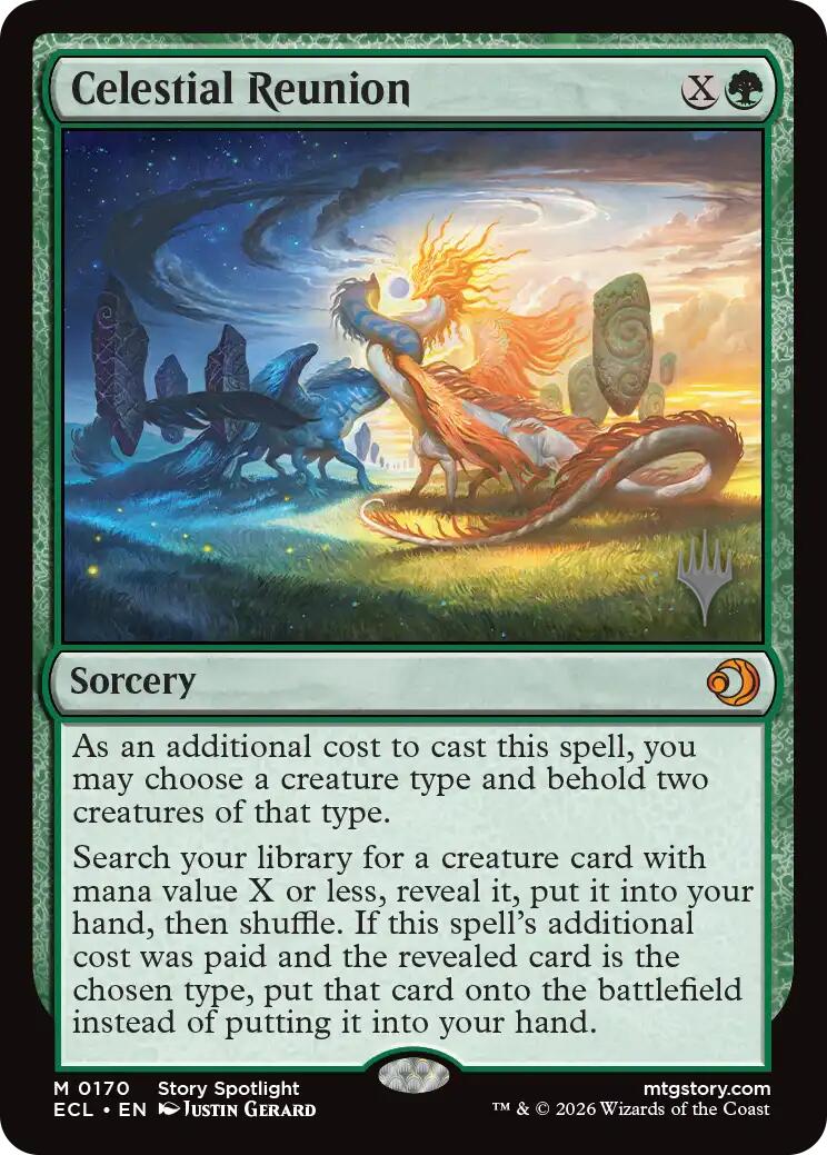 Celestial Reunion [Lorwyn Eclipsed Promos] | Card Merchant Takapuna