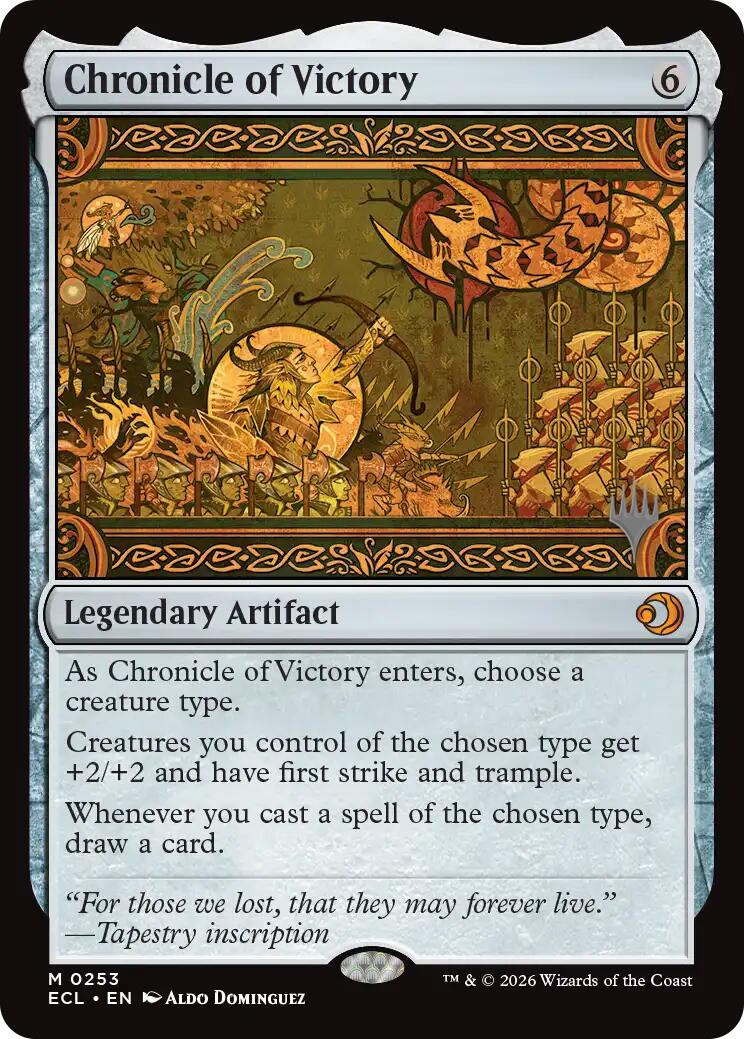 Chronicle of Victory [Lorwyn Eclipsed Promos] | Card Merchant Takapuna