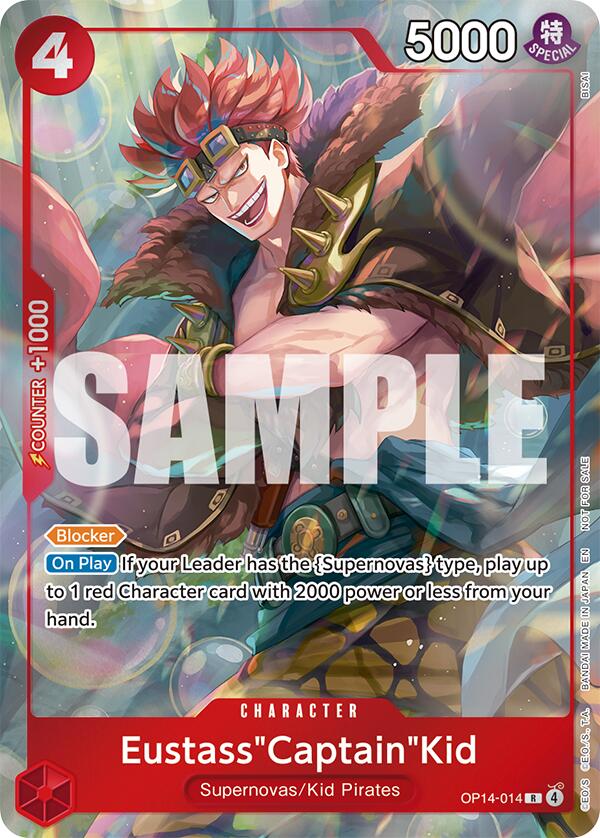 Eustass"Captain"Kid (OP14-014) (Dash Pack) [The Azure Sea's Seven] | Card Merchant Takapuna