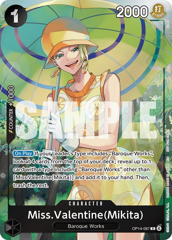 Miss.Valentine(Mikita) (Dash Pack) [The Azure Sea's Seven] | Card Merchant Takapuna