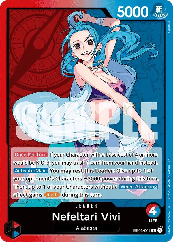 Nefeltari Vivi - 001 [Extra Booster: One Piece Heroines Edition] | Card Merchant Takapuna