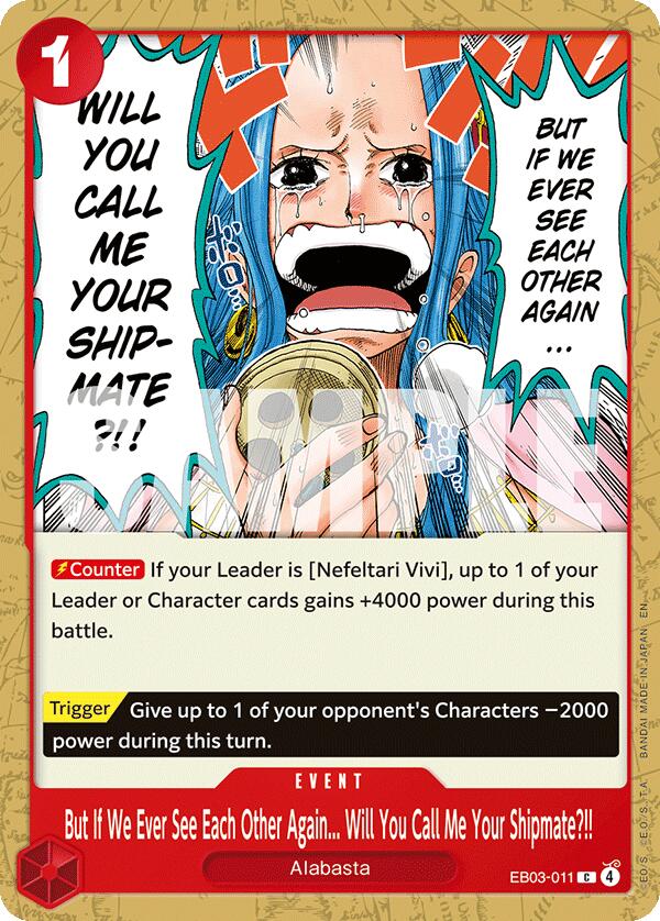 But If We Ever See Each Other Again... Will You Call Me Your Shipmate?!! [Extra Booster: One Piece Heroines Edition] | Card Merchant Takapuna