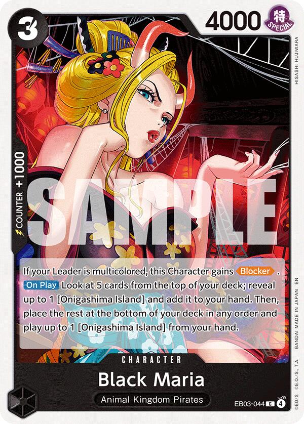 Black Maria [Extra Booster: One Piece Heroines Edition] | Card Merchant Takapuna