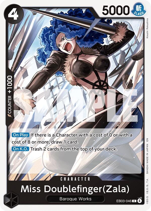 Miss Doublefinger(Zala) [Extra Booster: One Piece Heroines Edition] | Card Merchant Takapuna