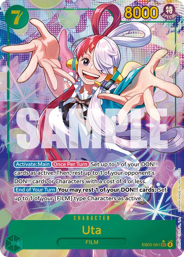 Uta (Alternate Art) [Extra Booster: One Piece Heroines Edition] | Card Merchant Takapuna