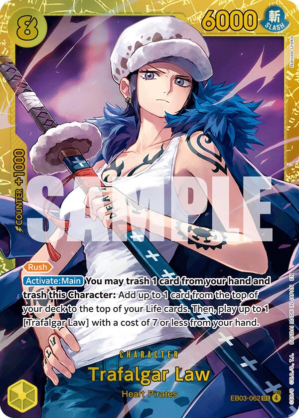 Trafalgar Law [Extra Booster: One Piece Heroines Edition] | Card Merchant Takapuna