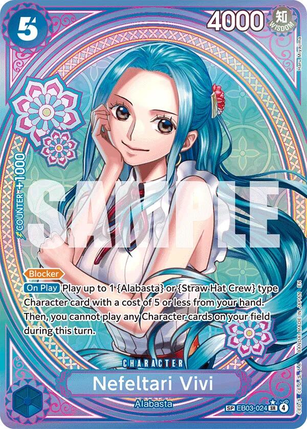 Nefeltari Vivi - 024 (SP) [Extra Booster: One Piece Heroines Edition] | Card Merchant Takapuna