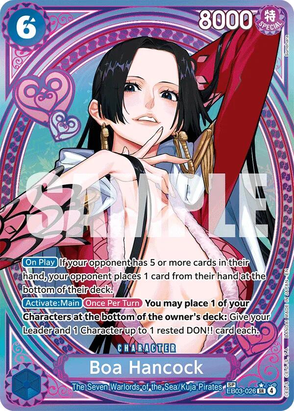 Boa Hancock (SP) [Extra Booster: One Piece Heroines Edition] | Card Merchant Takapuna