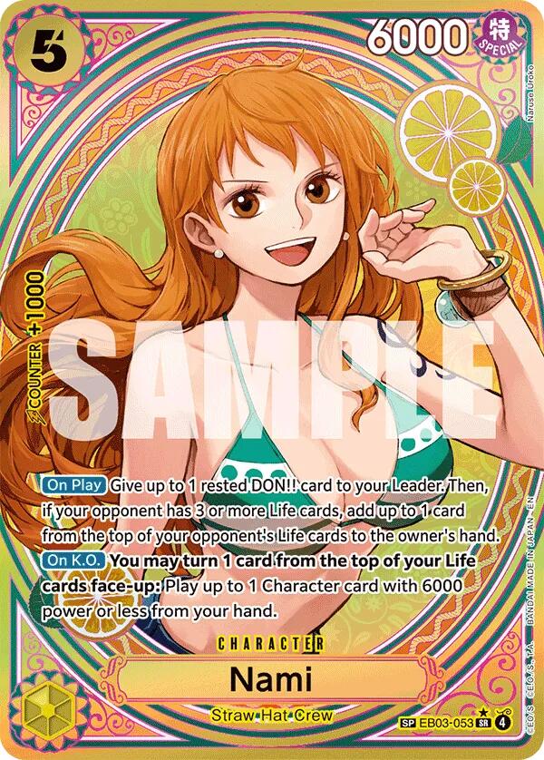 Nami (SP) [Extra Booster: One Piece Heroines Edition] | Card Merchant Takapuna