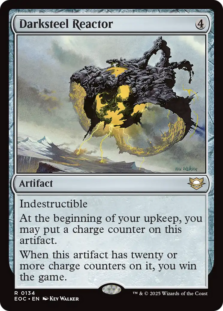 Darksteel Reactor [Edge of Eternities Commander] | Card Merchant Takapuna